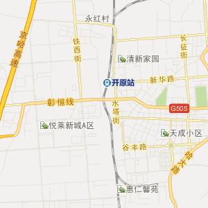 辽宁开原-辽宁开原地图全图高清版