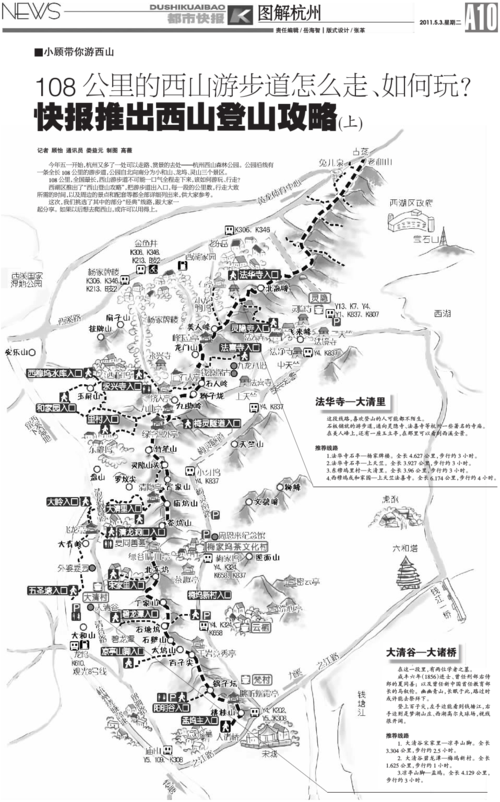 西山游步道-西山游步道地图