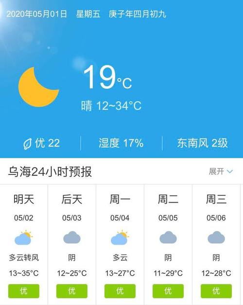 乌海天气预报-乌海天气预报30天查询百度