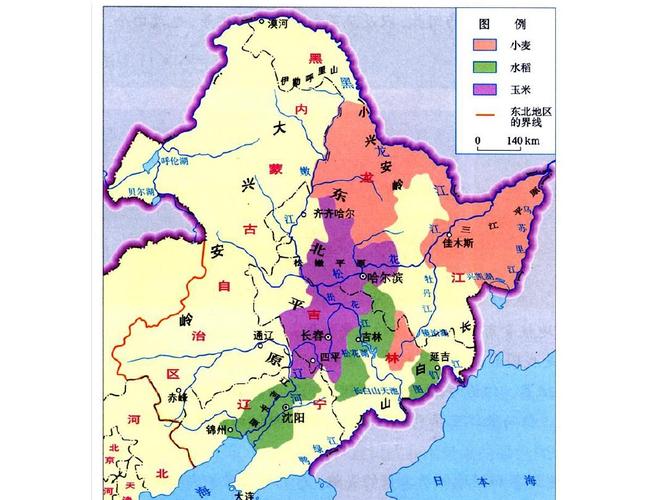 东北省地图-东北三省地图高清版大图