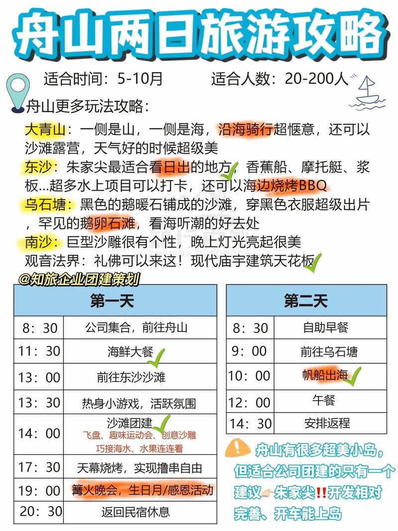 舟山秋季团建旅游时间多久-舟山 团建