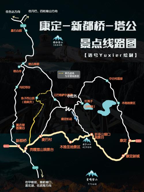 新都桥旅游时间多久-新都桥旅游路线